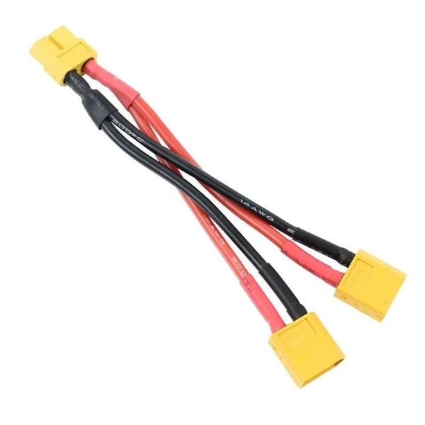 FPVELITE Hardware XT60 Parallel Pigtail Cabled Adapter - 14AWG 170mm