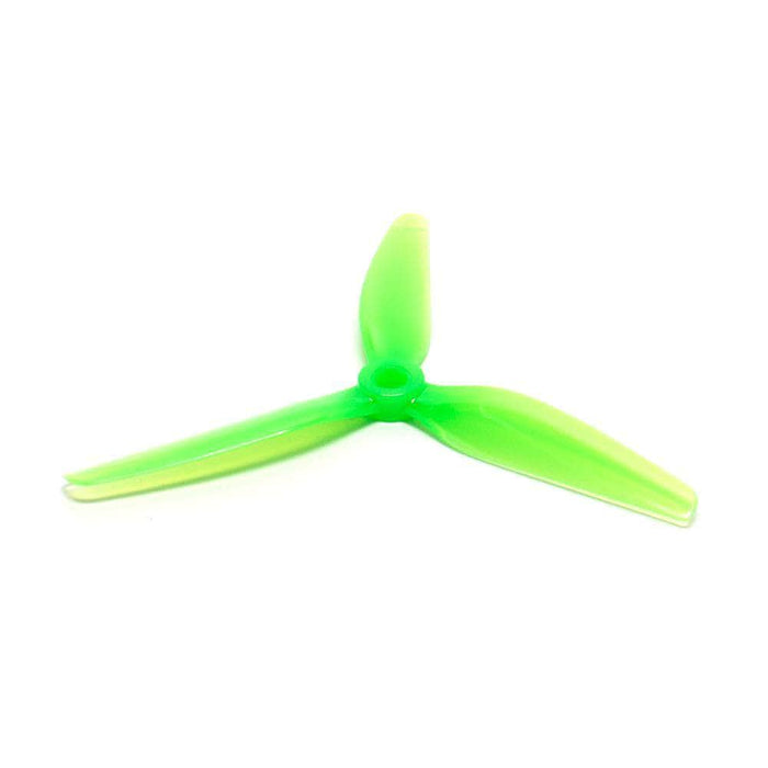HQ Prop Ethix S4 5x3.7x3 Tri-Blade 5" Prop 4 pack - Lemon Lime - For Sale At RaceDayQuads