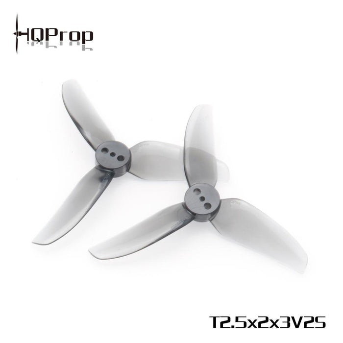 HQ Prop V2S T2.5x2x3 Durable Tri-Blade 2.5" Prop 4 Pack - Grey