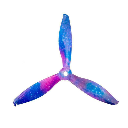 Gemfan WinDancer 5043S POPO Compatible Tri-Blade 5" Prop 4 Pack - Skitzo Galaxy Limited Edition - RaceDayQuads