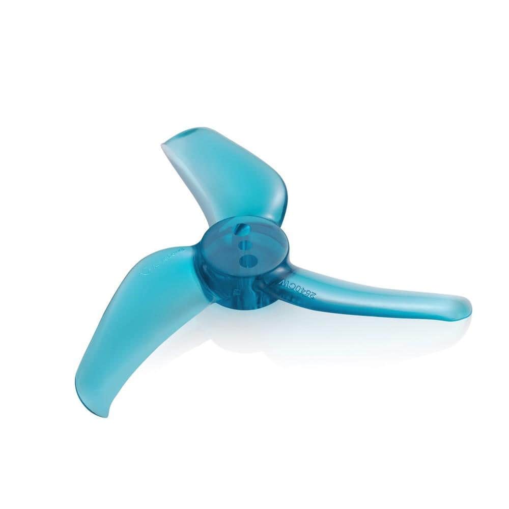 AZURE Prop Teal Azure Power 2540 Tri-Blade 2.5" Prop 8 Pack - Choose Your Color