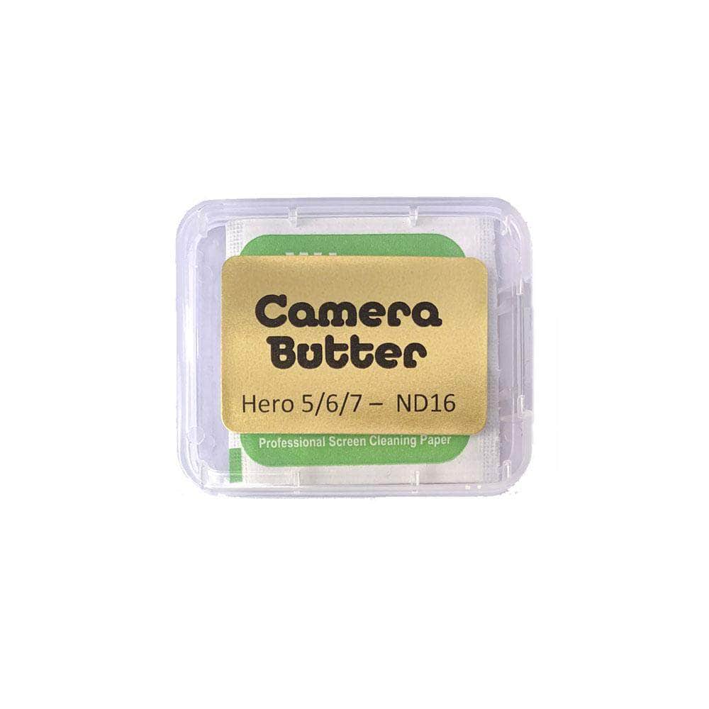 CAMERABUTTER Camera ACC Camera Butter Stick On Reusable Glass ND Filter for GoPro Hero 5/6/7 - ND4/8/16/32