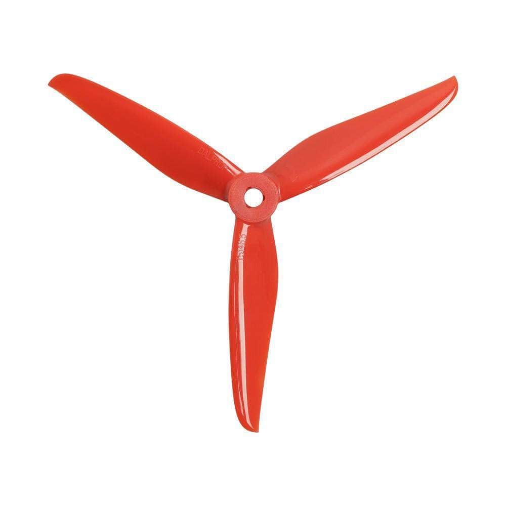 FOXEER Prop Nostalgia Red DAL New Cyclone T5146.5 V2 Tri-Blade 5" Prop 4 Pack - Choose Your Color