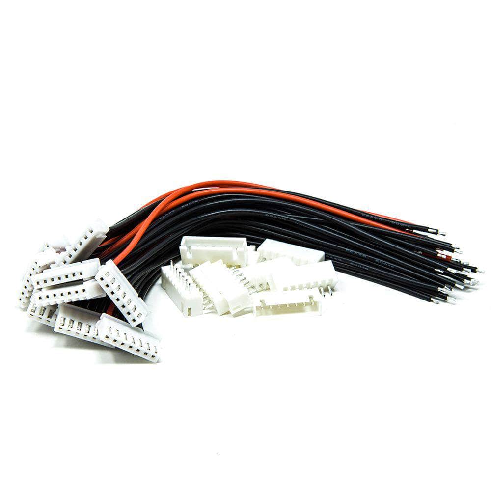 Apex RC Products JST-XH 6S Balance Plug Extension Lead - 150mm, 5-Pack #1094