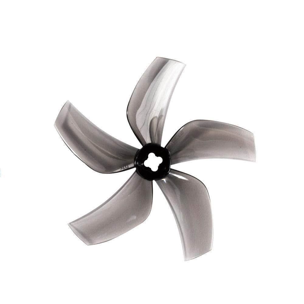 GEMFAN Prop Clear Gray Gemfan D76 Ducted Durable 5-Blade 3" Prop 4 Pack (5mm & 1.5mm Mounting) - Choose Your Color