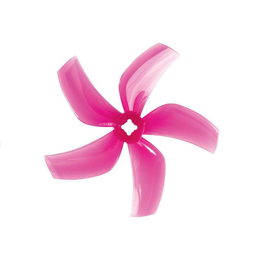 GEMFAN Prop Pink Gemfan D76 Ducted Durable 5-Blade 3" Prop 4 Pack (5mm & 1.5mm Mounting) - Choose Your Color