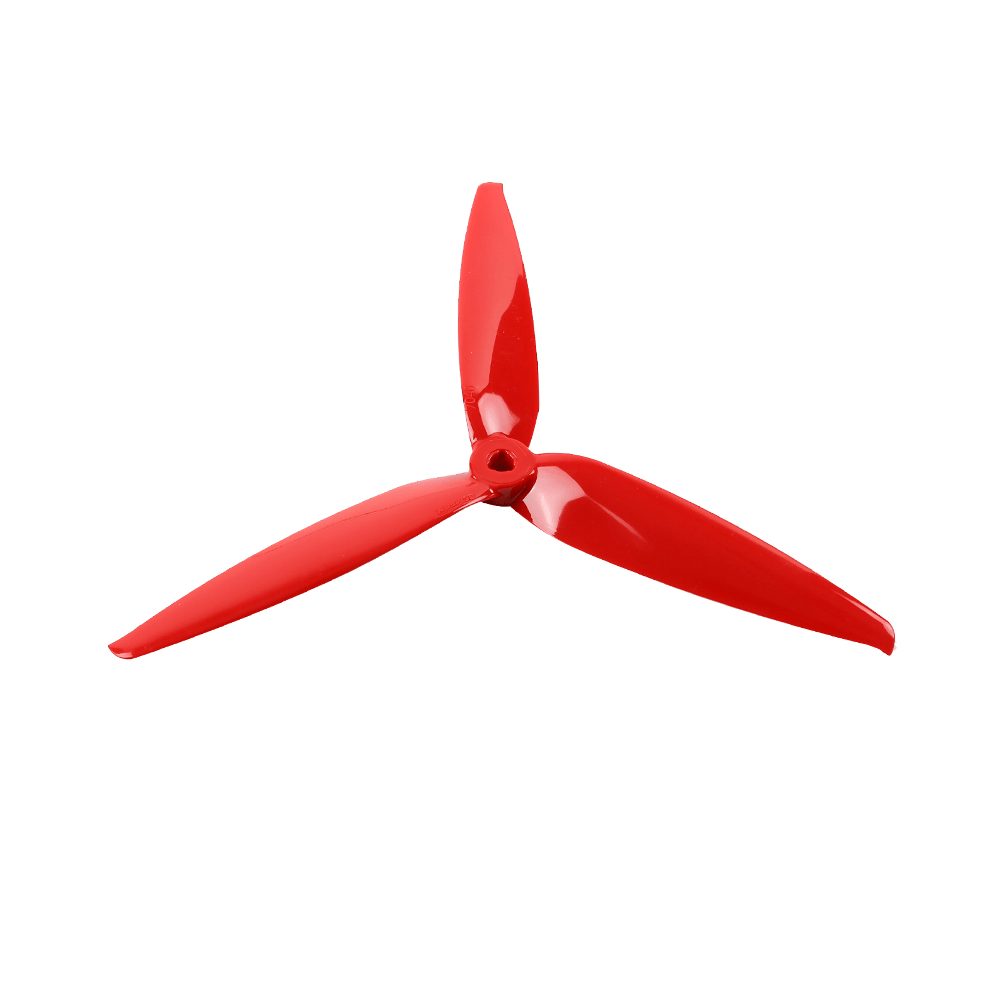 GEMFAN Prop Ferrari Red Gemfan Flash 7040 Tri-Blade 7" Prop 4 Pack - Choose Your Color