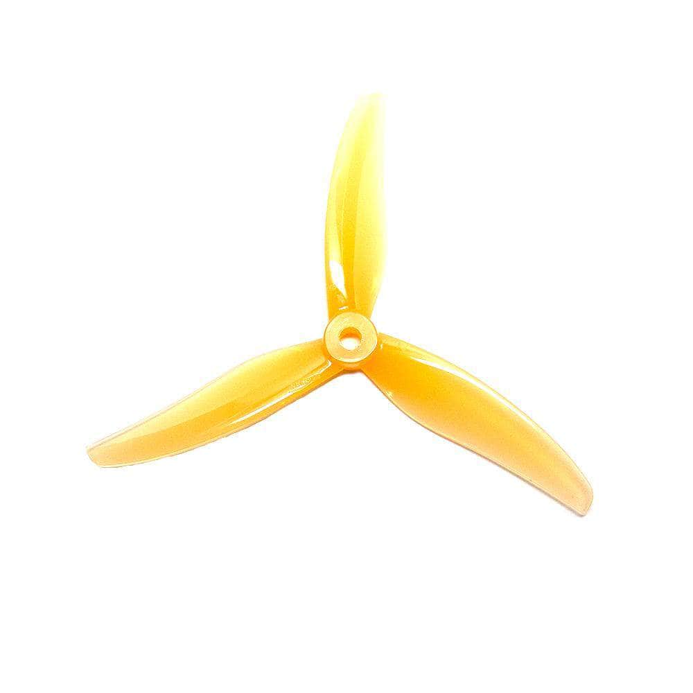 GEMFAN Prop Mango Yellow Gemfan Freestyle 4S 5136 Tri-Blade 5" Prop 4 Pack - Choose Your Color