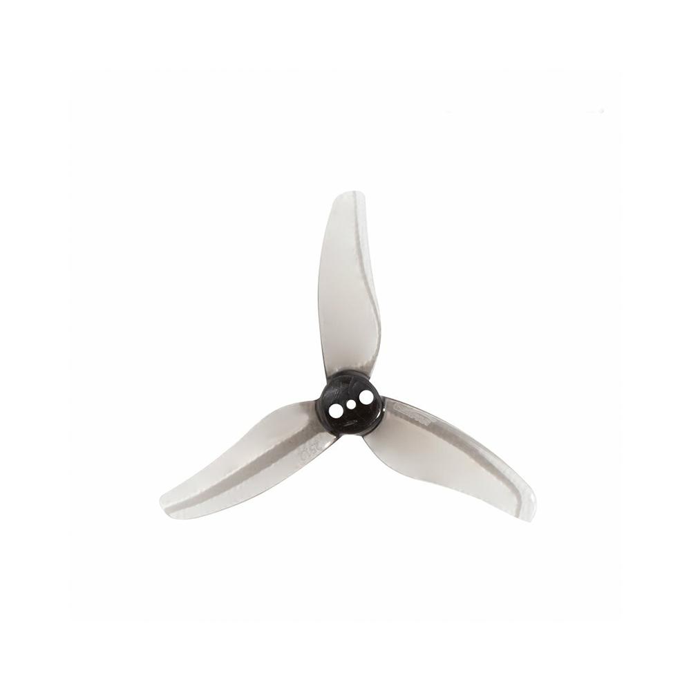 GEMFAN Prop Clear Grey Gemfan Hurricane 2512 Tri-Blade 2.5" Prop 8 Pack - Choose Your Color