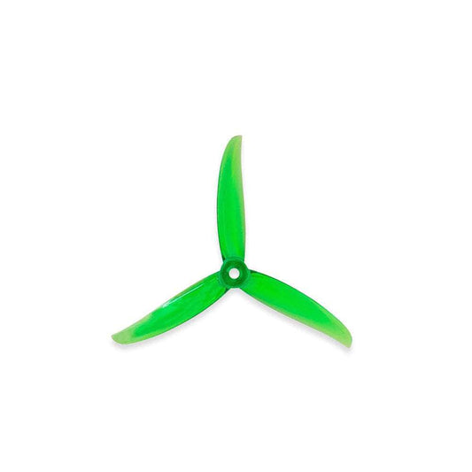 GEMFAN Prop Clear Green Gemfan Vannystyle 5136 Tri-Blade 5" Prop 4 Pack - Choose Color