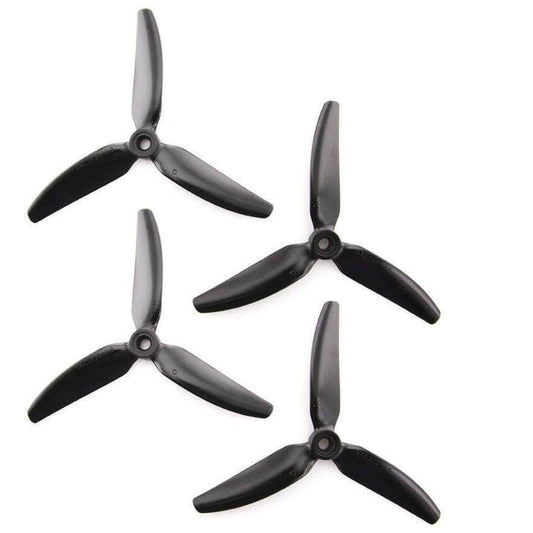 HQPROP Prop Black HQ Prop 5x4.3x3 V1S Tri-Blade 5" Prop 4 Pack - Choose Your Color
