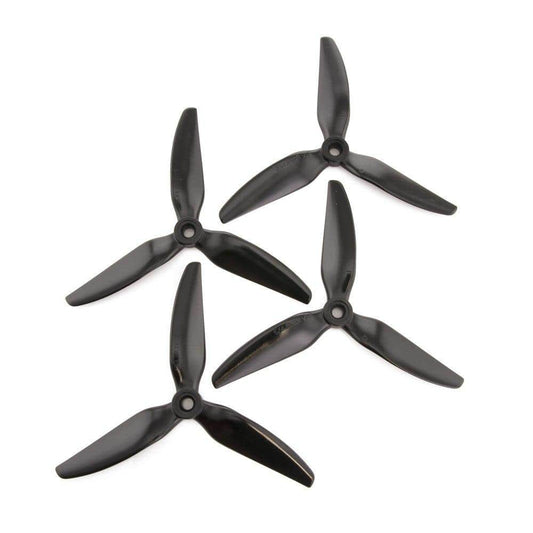 HQPROP Prop Black HQ Prop 5x4.5x3 V1S Tri-Blade 5" Prop 4 Pack - Choose Your Color