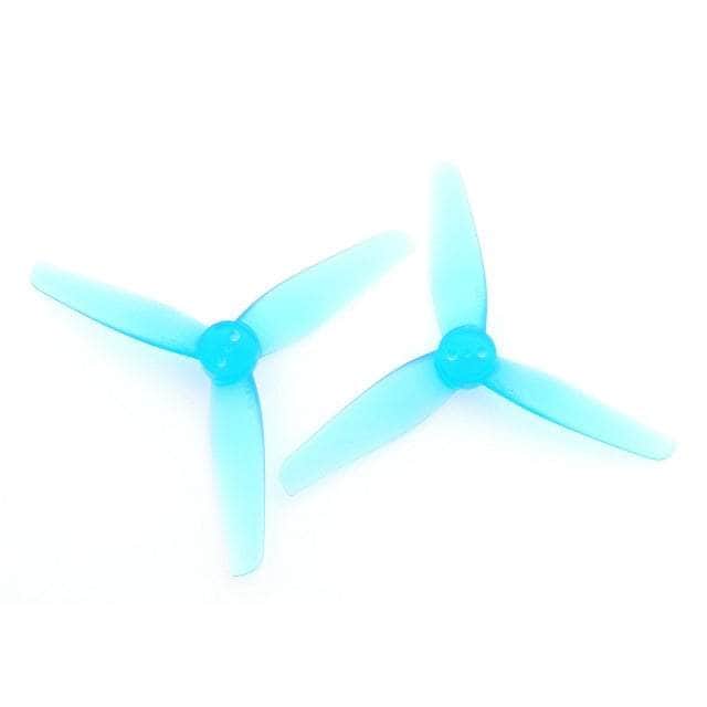 HQPROP Prop Blue HQ Prop T3X2X3 Tri-Blade 3" Prop 4 Pack (1.5mm Shaft) - Choose Color