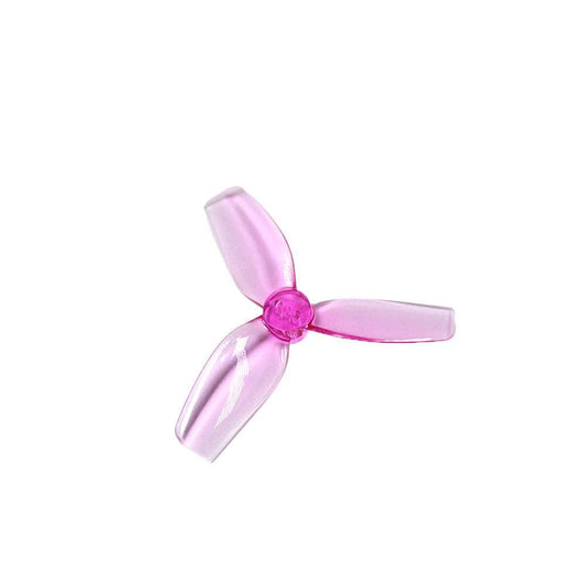 HQPROP Prop Pink HQ Prop T76MMX3 V2 Tri-Blade 3" Cinewhoop Prop 4 Pack (1.5mm Shaft) - Choose Your Color