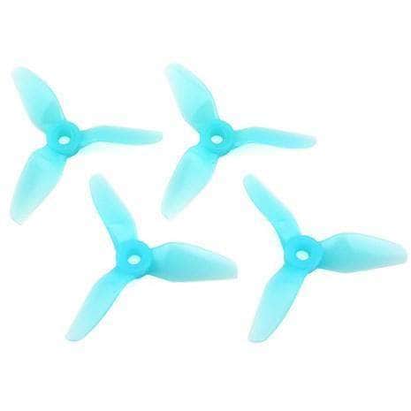 HQPROP Prop Light Blue HQ Prop V1S 3x4x3 Tri-Blade 3" Prop 4 Pack - Choose Your Color