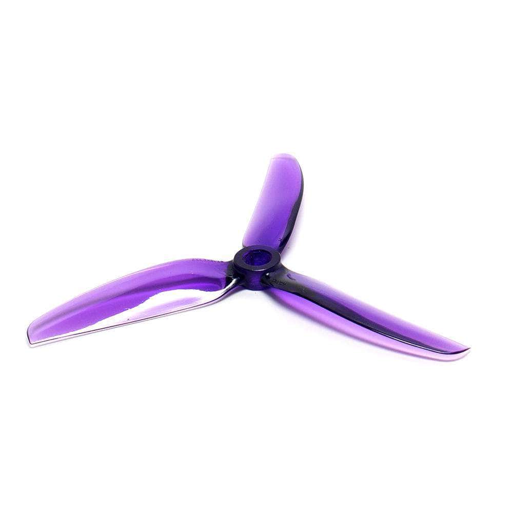 HQPROP Prop Purple HQ Prop V2S Freestyle 5x4.3x3 Tri-Blade 5" Prop 4 Pack - Choose Your Color