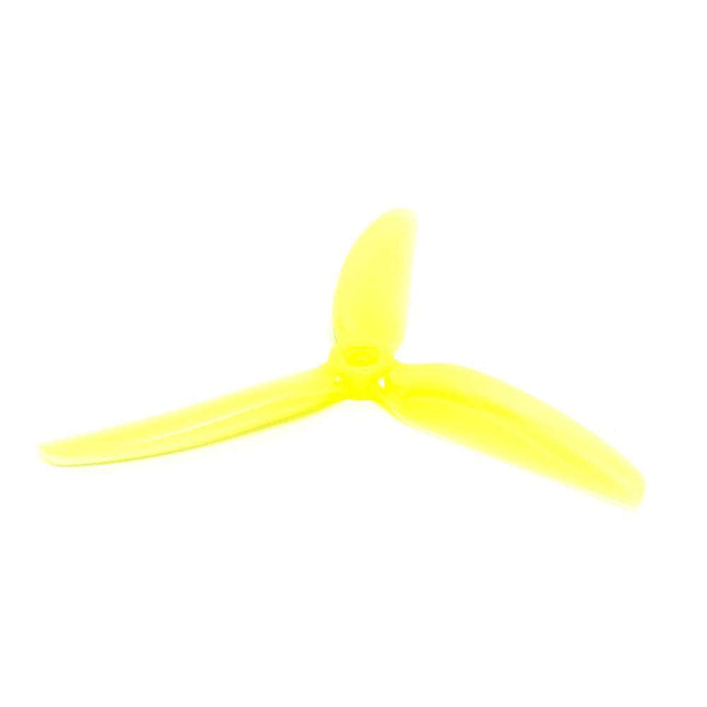 HQPROP Prop Yellow HQ Prop V2S Freestyle 5x4.3x3 Tri-Blade 5" Prop 4 Pack - Choose Your Color