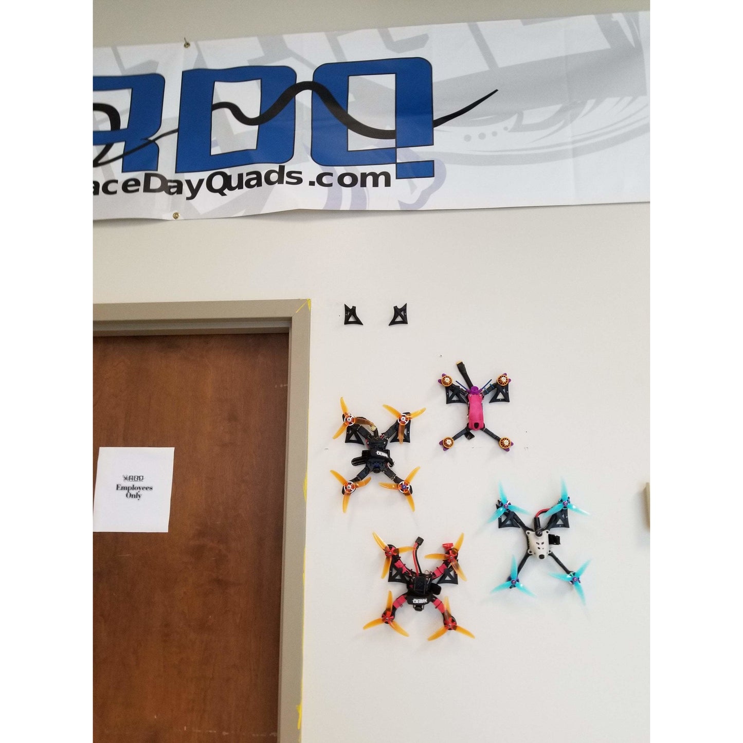 RDQ 3D Printed Products RDQ Quad Wall Mount - 3D Printed PLA - Choose Your Color