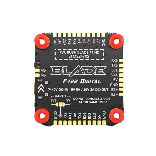 RUSHFPV FC RUSHFPV Blade F722 HD 3-8S 30x30 Flight Controller - MPU6000