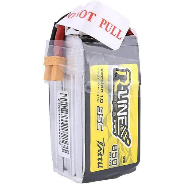 TATTU Battery Tattu R-Line 14.8V 4S 850mAh 95C LiPo Micro Battery - XT30