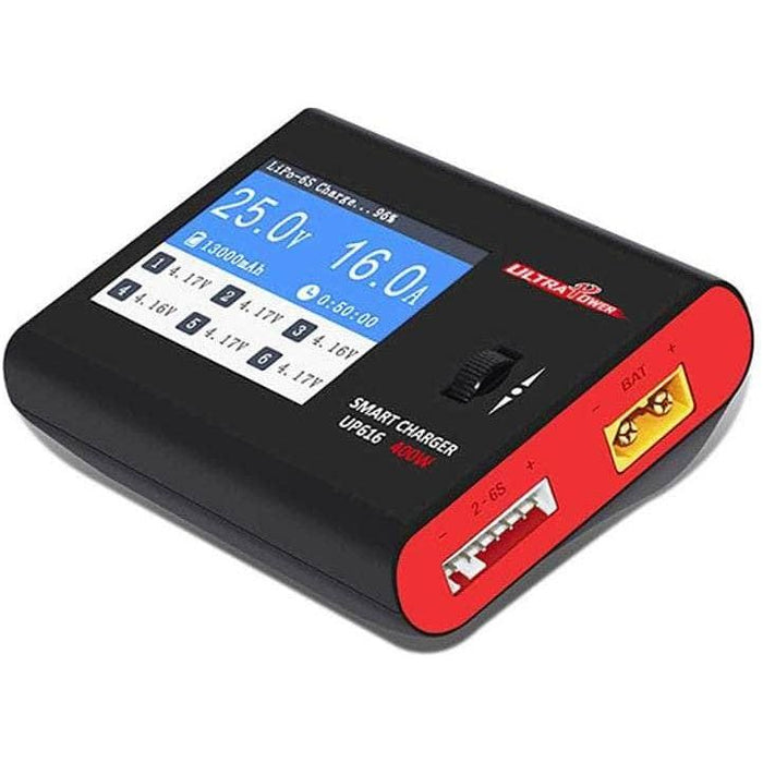 (AS-IS) UltraPower UP616 400W 16A 1-6S LiPo/LiHV DC Smart Charger (NO CABLES)