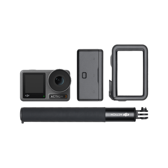 DJI Osmo Action 3 Adventure Combo Action Camera 4K Waterproof for vlogs Youtube