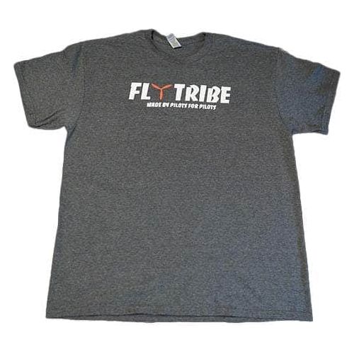 Fly Tribe Magazine MBPFP Logo T-Shirts - Dark Gray - Choose Your Size