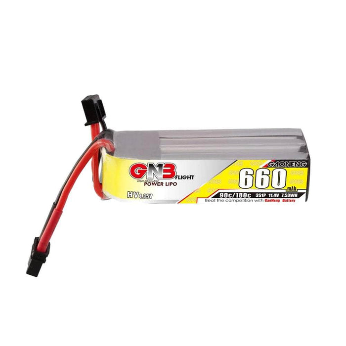 Gaoneng GNB 11.4V 3S 660mAh 100C LiHV Micro Battery (Long Type) - XT30