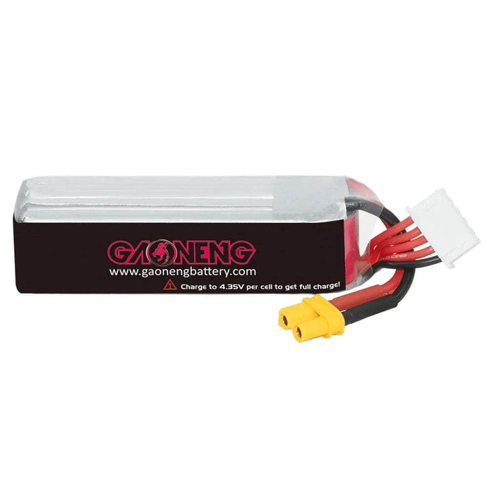 Gaoneng GNB 15.2V 4S 550mAh 100C LiHV Micro Battery (Long Type) - XT30