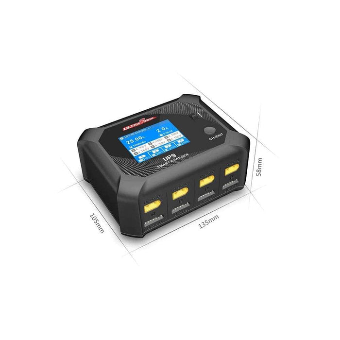 UltraPower UP9 200W 5A 1-6S Quad Channel AC/DC Smart Charger