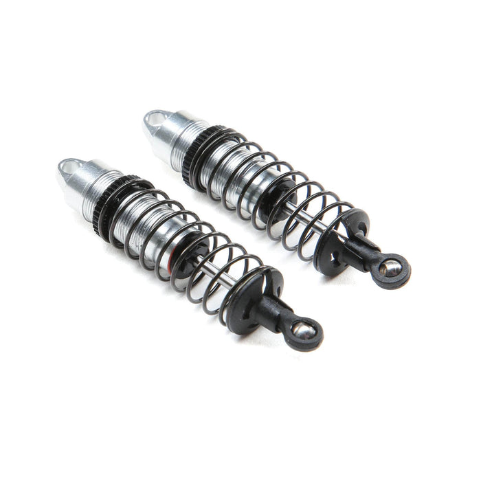 LOS314004, Losi Mini-T 2.0 Aluminum Front Shock Assembly (Silver) (2)