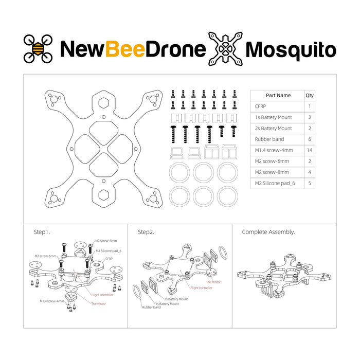 NewBeeDrone Mosquito Frame