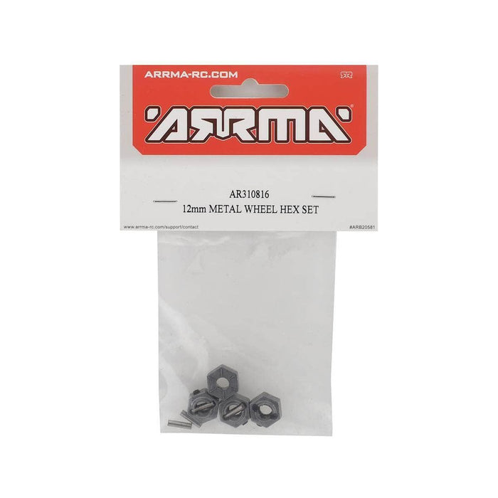 ARAC9473, AR310816, Arrma 12mm Metal Wheel Hex (4)