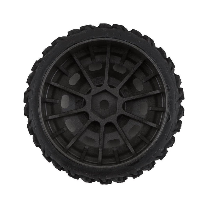 ARA550083, Arrma DBoots Katar 35/085 2.4 Pre-Mounted Tires (2) (Grey) w/14mm Hex