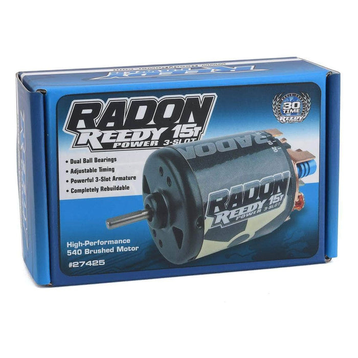 ASC27425, Reedy Radon 2 3-Slot Brushed Motor (15T)