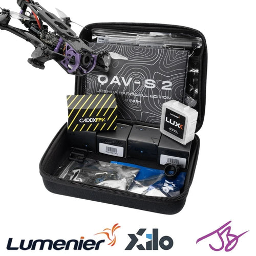LUMENIER Build Kit Beginner DIY FPV Drone Kit - QAV-S 2 Sub-250 Joshua Bardwell SE 3” - Analog
