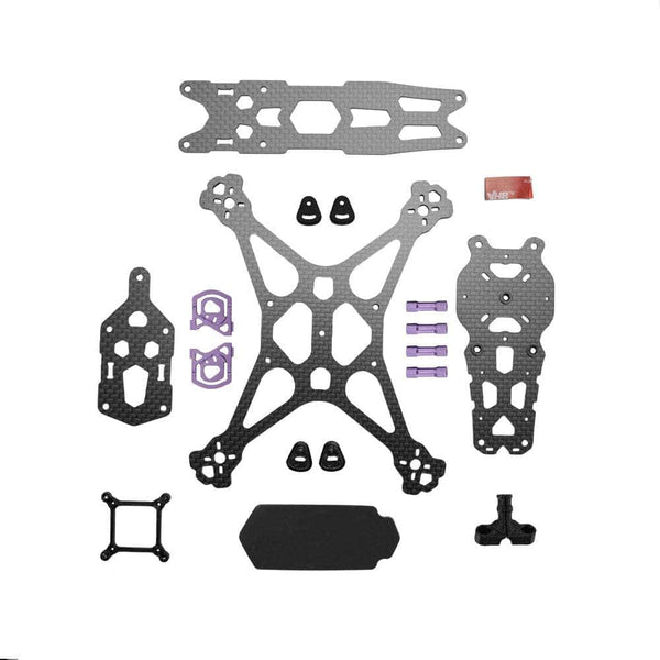 LUMENIER Build Kit Beginner DIY FPV Drone Kit - QAV-S 2 Sub-250 Joshua Bardwell SE 3” - Analog