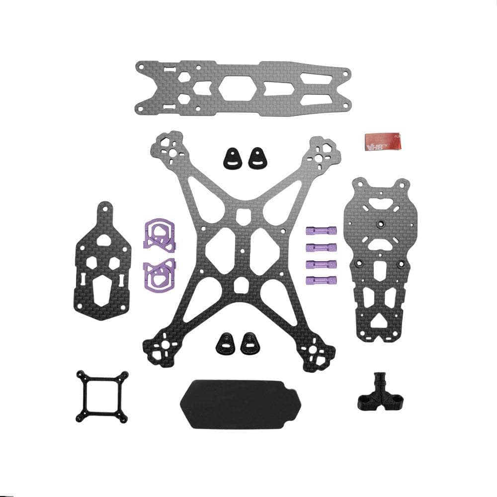 LUMENIER Build Kit Beginner DIY FPV Drone Kit - QAV-S 2 Sub-250 Joshua Bardwell SE 3” - Analog