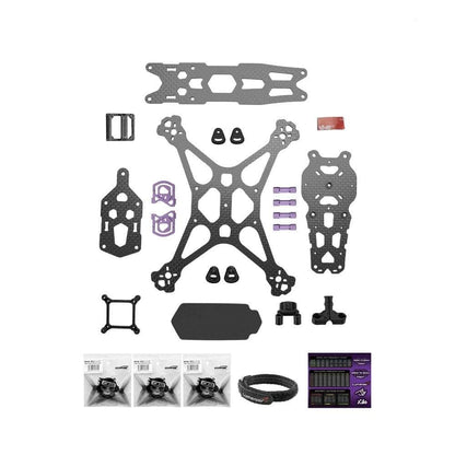 LUMENIER Build Kit Beginner DIY FPV Drone Kit - QAV-S 2 Sub-250 Joshua Bardwell SE 3” - HD Ready