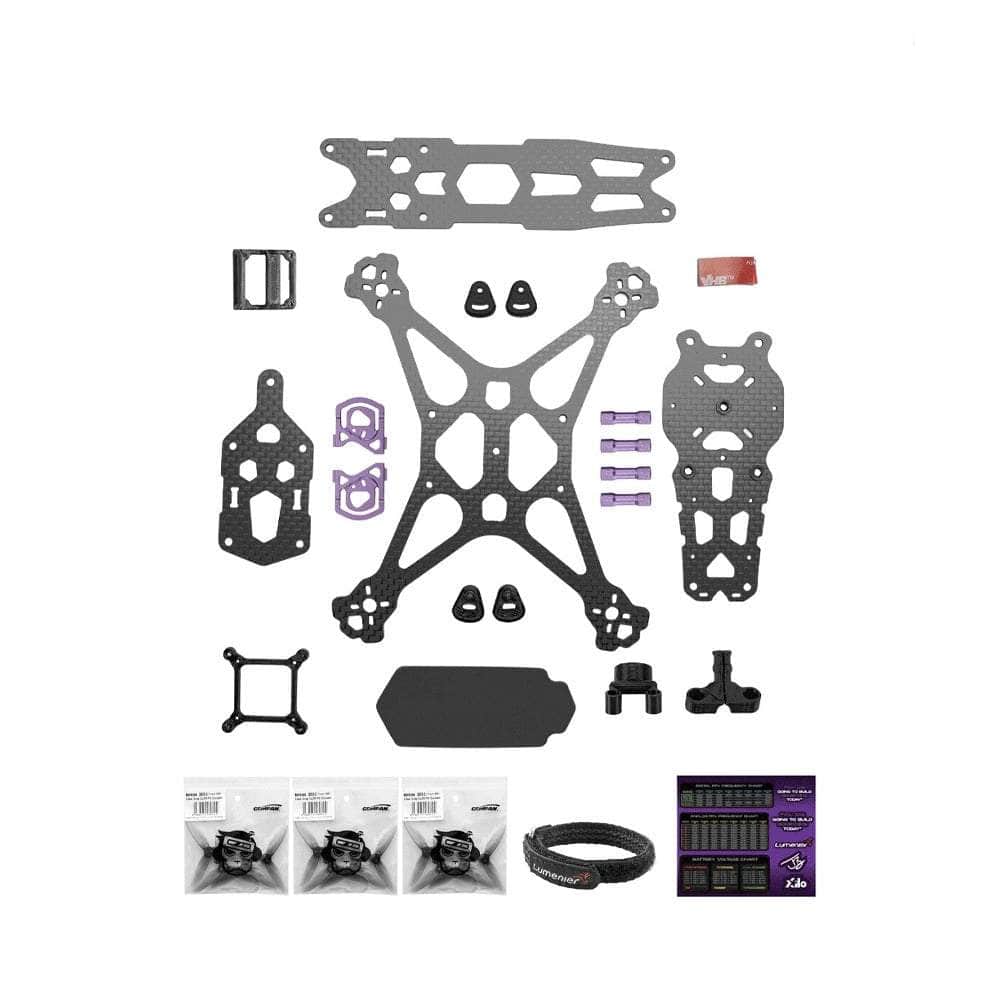 LUMENIER Build Kit Beginner DIY FPV Drone Kit - QAV-S 2 Sub-250 Joshua Bardwell SE 3” - HD Ready
