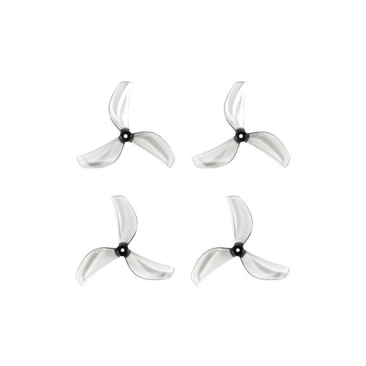 BETAFPV Prop Clear Grey BetaFPV Gemfan 1815 Tri-Blade 45mm Micro/Whoop Prop 4 Pack (1.5mm Shaft) - Choose Your Color
