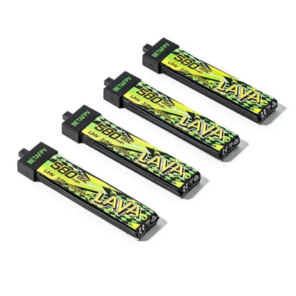 BETAFPV Battery BETAFPV LAVA II 580mAh 1S 95C LiHV Battery Pack (4 Pcs) - BT2.0