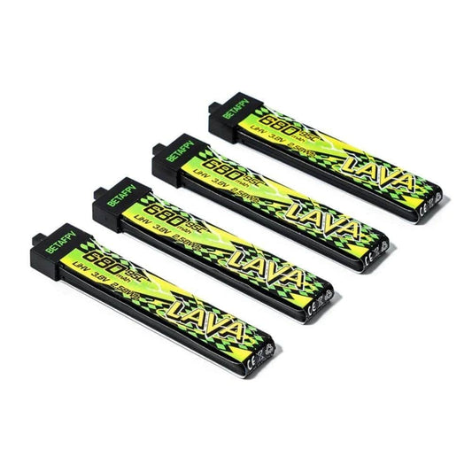 BETAFPV Battery BETAFPV LAVA II 680mAh 1S 95C LiHV Battery Pack (4 Pcs) - BT2.0