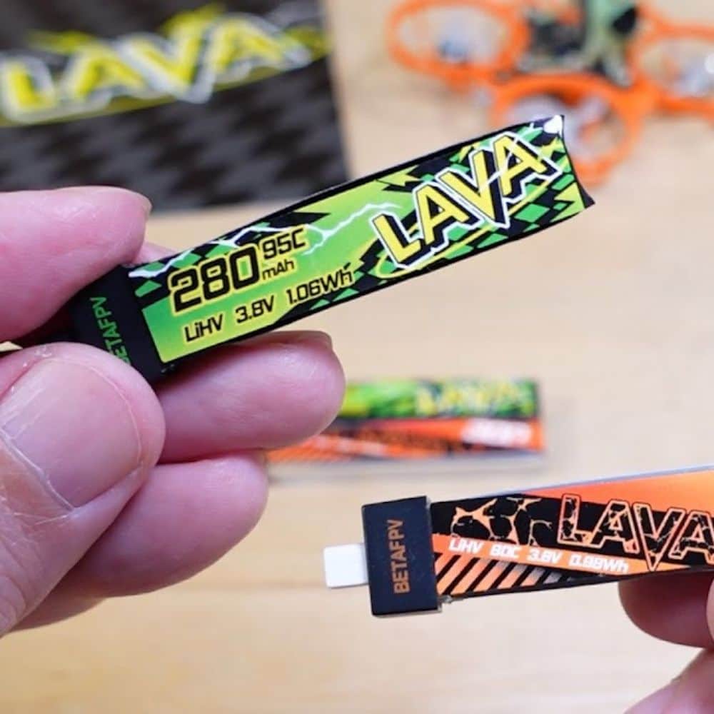 BETAFPV Battery BETAFPV LAVA II 680mAh 1S 95C LiHV Battery Pack (4 Pcs) - BT2.0