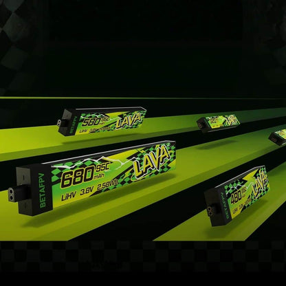 BETAFPV Battery BETAFPV LAVA II 680mAh 1S 95C LiHV Battery Pack (4 Pcs) - BT2.0