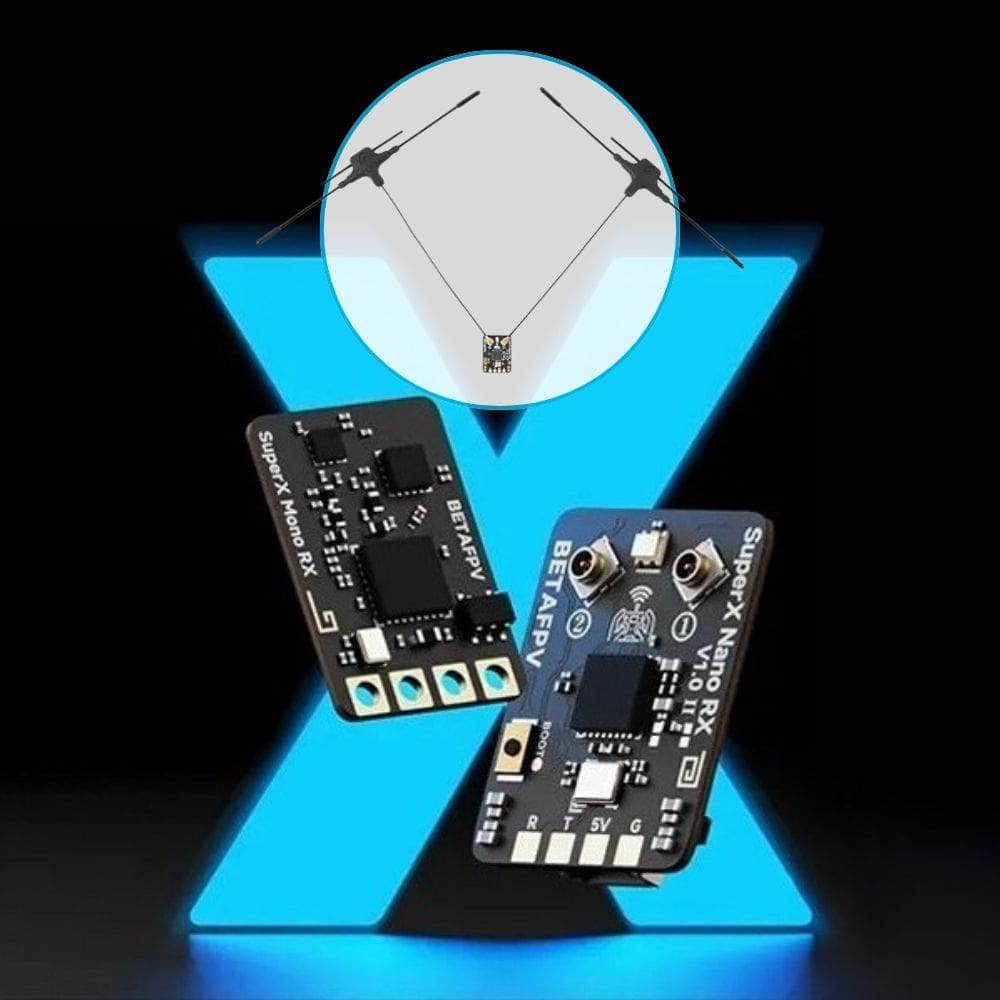 BETAFPV RC RX BETAFPV SuperX Nano ELRS 2.4GHz/915MHz Dual-Band Diversity Receiver