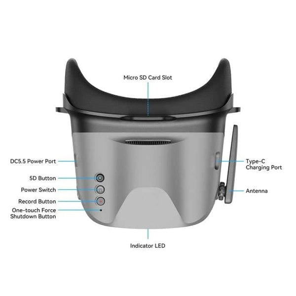 analog fpv goggles BETAFPV VR04 FPV Goggles - Analog