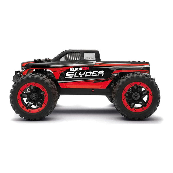 BZN540098, BlackZon Slyder MT 1/16 4WD Electric Monster Truck - Red