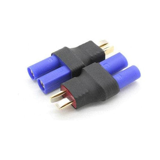 Caloosa Trains And Hobbies RC Battery 258000124-0, T-Connector To EC5 Battery Adapter (2pcs/Bag)