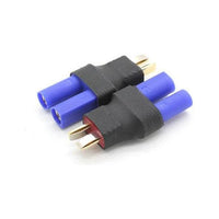 Caloosa Trains And Hobbies RC Battery 258000124-0, T-Connector To EC5 Battery Adapter (2pcs/Bag)